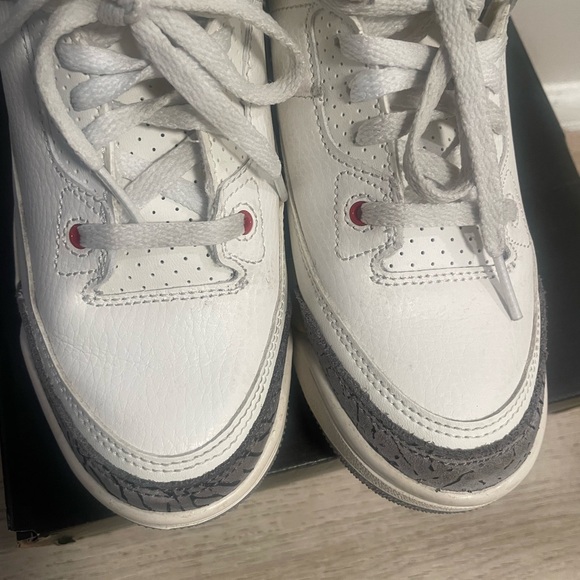 Jordan 3 “white cement” size 12c - Picture 2 of 3